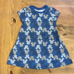 Hanna Andersson Mickey Mouse Dress, size 120 / 6-7.   EUC